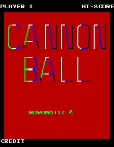 Cannon Ball (Pacman Hardware)